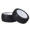 JVRWSC RC Car Tires with Rims, Compatible with Wltoys 144001/124019/104001, 1/10 1/12 1/14 Scale, 4-Piece 85 mm Off-Road Buggy Set view 4