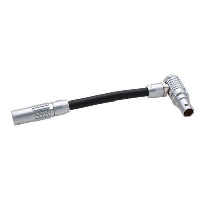 HangTon Power Run/Stop Cable Adapter Extension for Preston MDR3/MDR4 Motors, Right-Angle 10-Pin Plug to 10-Pin Socket, 12.7 cm