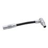 HangTon Power Run/Stop Cable Adapter Extension for Preston MDR3/MDR4 Motors, Right-Angle 10-Pin Plug to 10-Pin Socket, 12.7 cm view 1