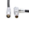 HangTon Power Run/Stop Cable Adapter Extension for Preston MDR3/MDR4 Motors, Right-Angle 10-Pin Plug to 10-Pin Socket, 12.7 cm view 2
