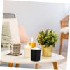 AKOOSY Unique Glass Candle Jars with Lids, Set of 4 view 2