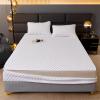 Luxurious Breathable Mattress Cover, Washable Mattress Protector, White, 160 x 190 + 22 cm view 2