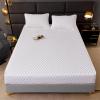 Luxurious Breathable Mattress Cover, Washable Mattress Protector, White, 160 x 190 + 22 cm view 3
