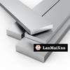 LanMaiXun 4-Piece 2 mm x 80 mm x 500 mm 6061 Aluminum Alloy Flat Bars view 4