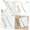 Black Stretchable Stylus Lanyard with Ring, 6-Pack view 3
