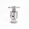 AWWVRLMM 1.5" Tri-Clamp Adjustable Pressure Relief Safety Valve, 0.5–5 Bar, Sanitary SUS 304 Stainless Steel view 1