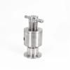 AWWVRLMM 1.5" Tri-Clamp Adjustable Pressure Relief Safety Valve, 0.5–5 Bar, Sanitary SUS 304 Stainless Steel view 2