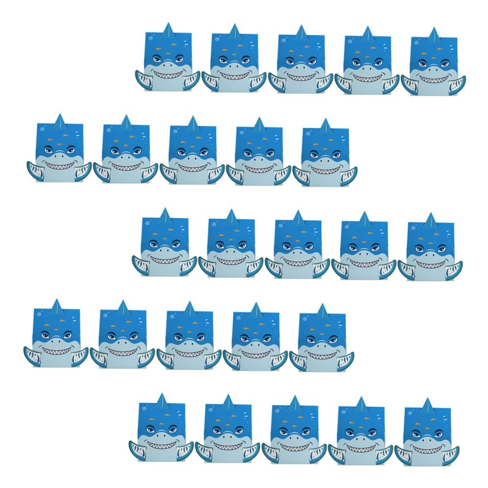 YOSADIER 25 Small Blue Paperboard Candy Boxes for Chocolate Packaging
