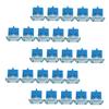 YOSADIER 25 Small Blue Paperboard Candy Boxes for Chocolate Packaging view 1
