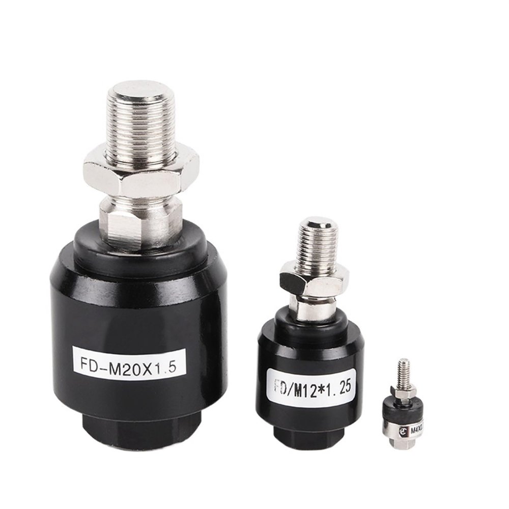 HCVYQMMJ Professional Cylinder Mounting Accessory, Universal FD Cylinder Swivel Floating Joint M3/M4/M5/M6/M8/M10/M12/M16/M18/M20 (FD-M10X1.5)