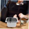 Hoement Stainless Steel Espresso Coffee Knock Box, 1.7 L, Silver view 2