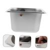 Hoement Stainless Steel Espresso Coffee Knock Box, 1.7 L, Silver view 4