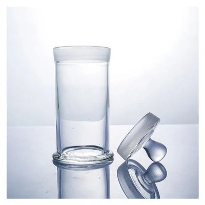 90 × 240 mm Sample Bottle with Knob and Ground Glass Stopper