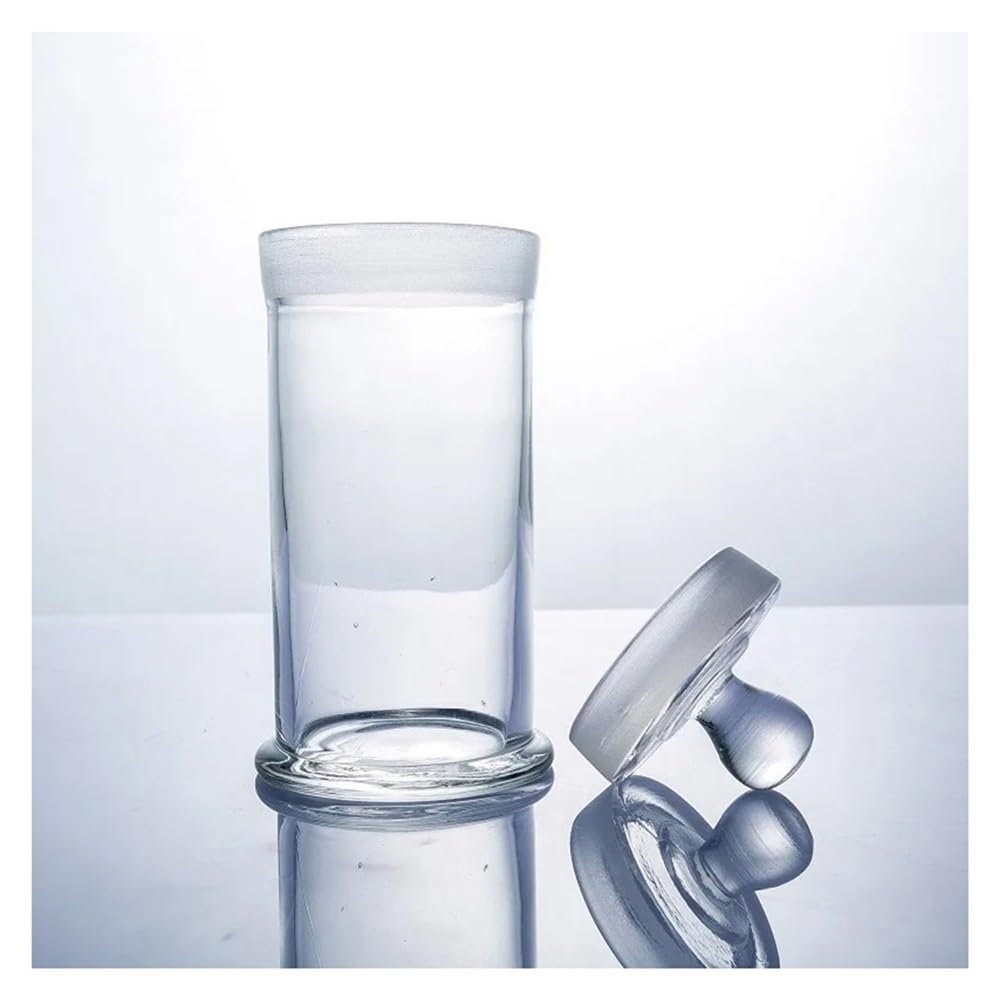 90 × 240 mm Sample Bottle with Knob and Ground Glass Stopper