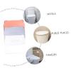 STOBOK 3-Piece Self-Adhesive Toilet Seat Lift Handles, Blue, Red and White view 3