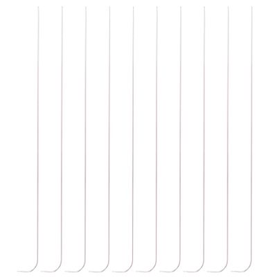 Kueohse 10-Piece 6-Inch Curved Stainless Steel Beading Needles