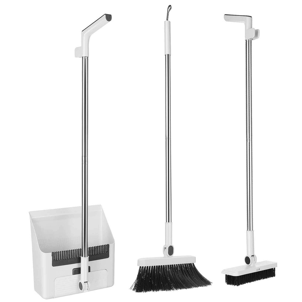 Amosfun 3-in-1 Folding Dustpan and Broom Set