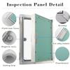Durable Drywall Access Panel with Aluminum Frame, Inspection Cover for Wall Repair and Maintenance view 2