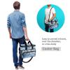 White Harp Seal Ocean Nautical Insulated Lunch Cooler Bag view 3