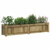 NQJIBUE Item-Garden Planters, Impregnated Pine Wood, 2-Piece Set view 3