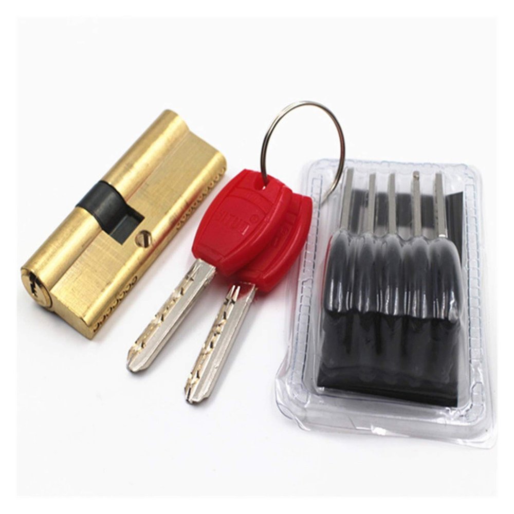 Cylinder Lock, AB Key System, 65–110 mm, Brass, Extended 75 mm