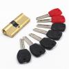 Cylinder Lock, AB Key System, 65–110 mm, Brass, Extended 75 mm view 2