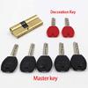 Cylinder Lock, AB Key System, 65–110 mm, Brass, Extended 75 mm view 3