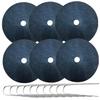 Abaodam Garden Fabric, 1 Set with Fabric and Iron, Black, 52 cm view 1