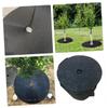 Abaodam Garden Fabric, 1 Set with Fabric and Iron, Black, 52 cm view 3
