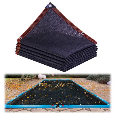 Pool Leaf Net Cover, Black HDPE, 6 x 40 m (Pool Size: 6 x 12 m)