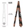 LHFIOHIRG Men's Tie with Colorful Sugar Skulls view 2