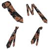 LHFIOHIRG Men's Tie with Colorful Sugar Skulls view 4
