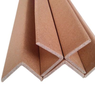 IYUESQ Cardboard Edge Protectors for Shipping Packaging, 24/36/48/84/96 in Kraft V-Board Corner Guards, Reinforced, 200-Pack