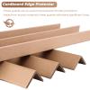 IYUESQ Cardboard Edge Protectors for Shipping Packaging, 24/36/48/84/96 in Kraft V-Board Corner Guards, Reinforced, 200-Pack view 4