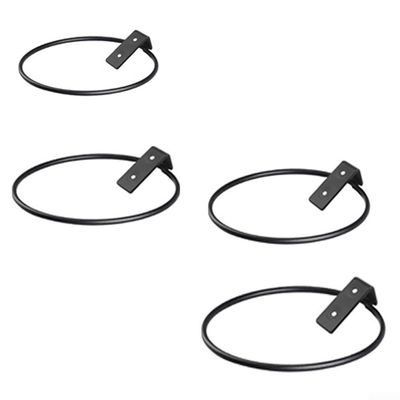SPORTARC Heavy-Duty Flower Pot Holder Rings with 12 Screws (10.2 cm)