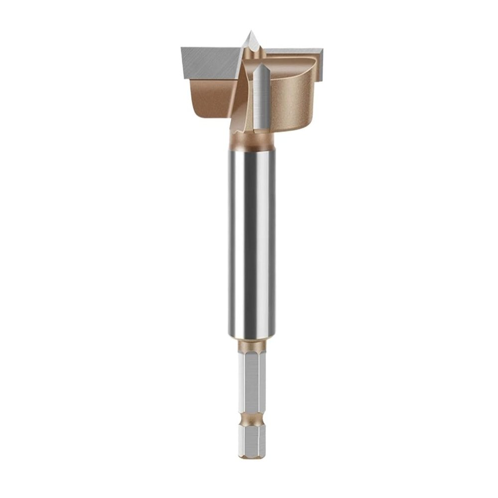 KAPQIN 32 mm Forstner Bit, 1/4 in Hex Shank, Tungsten Carbide
