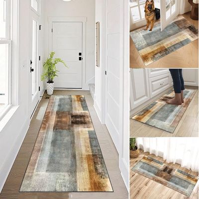 Washable Non-Slip Hallway Runner Rug, 110 x 250 cm