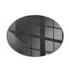 Fireplace Floor Protection Plate for Stove, 50 cm, Tempered Glass, Natural Stone Texture view 1