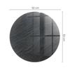 Fireplace Floor Protection Plate for Stove, 50 cm, Tempered Glass, Natural Stone Texture view 4