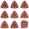 120-Piece Triangle Sander Sandpaper, 90 x 90 x 90 mm, 6-Hole Hook-and-Loop, 40–400 Grit view 1
