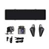 Fuhjythy 12-Inch Rearview Mirror Dash Cam with Streaming Media, 1080p Front, Rear, Left and Right Blind-Spot Assist Cameras view 1