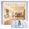 SYFXZZDS Transparent PVC Strip Curtain for Warehouses and Commercial Spaces, 120 x 290 cm / 47.24 x 114. view 1