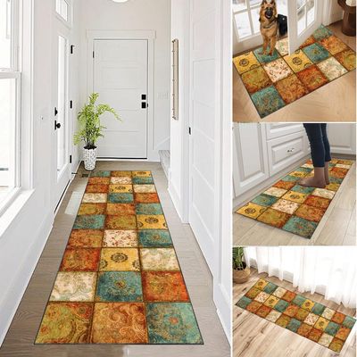 Washable Non-Slip Hallway Runner Rug, 100 x 240 cm