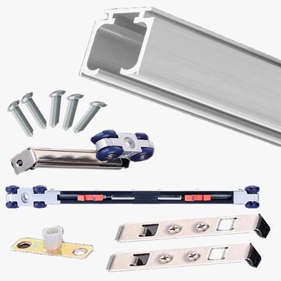 Minglez 30 in Sliding Door Hardware Kit with Soft-Close