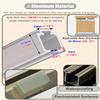 Minglez 30 in Sliding Door Hardware Kit with Soft-Close view 2