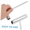 Manhole Cover Hooks, 2-Piece Set, Galvanized Iron T-Hooks view 2