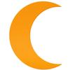 Btic GmbH Yellow Felt Moon, 3–60 cm, for Crafts and Decorating view 1
