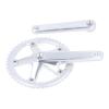 Bognajin Aluminum Alloy Crankset, 144 BCD, 48T, CNC-Milled Crank Arm Set, Silver view 4