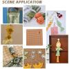 Macrame Board and Pins Kit with T-Pins, Double-Sided Grid for Braiding Cord Bracelets view 2