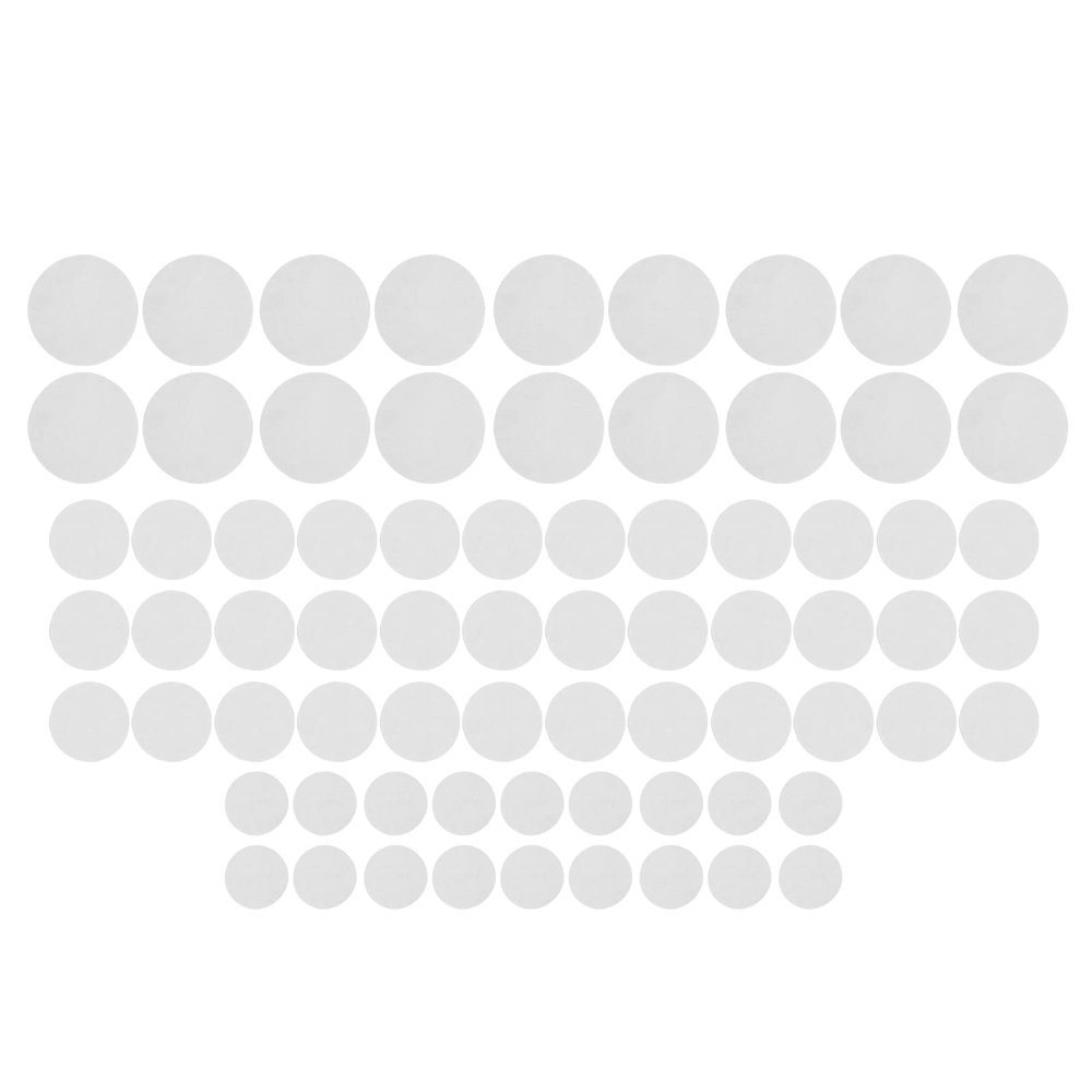 Felt Plate Dividers, 72-Piece Set, White, Super Thick, Washable, Cuttable